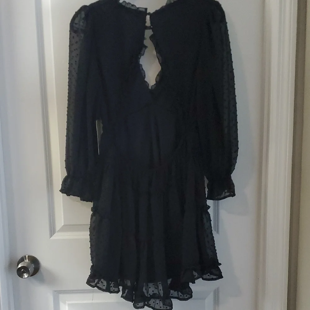 Justify Black Long Sleeve Dress - Picture 3 of 5